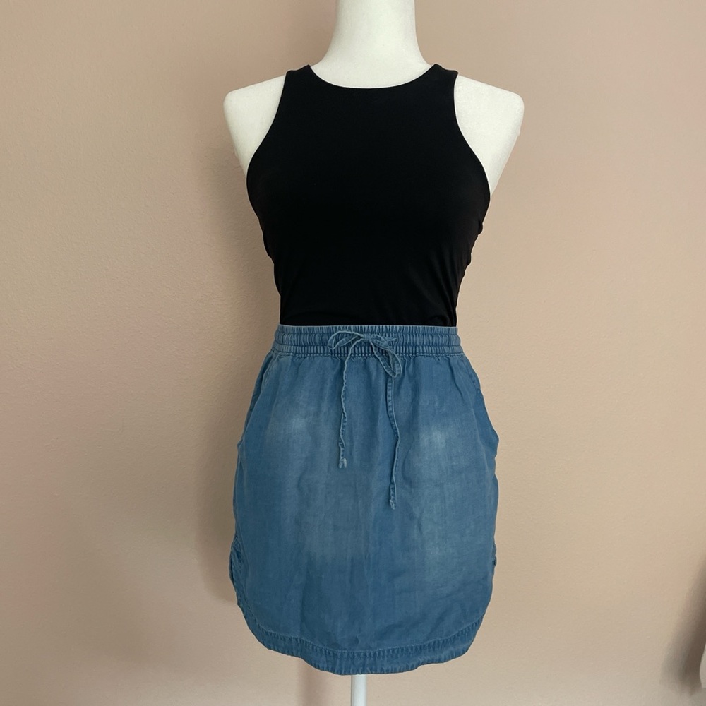 Merona Light Blue Mini Skirt‎